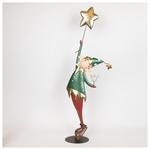 Μεταλλικο Ξωτικο με Αστερακι και Πουλακι, 88.9cm