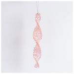 Σταλακτιτης Ακρυλικος, Σπιραλ, Ροζ, 19cm