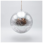 Μπαλα, Μεταλλικο Ασημι, 25cm