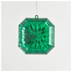 Στολιδι, Διαμαντι, Τετραγωνο, Σμαραγδι, 12x5x13cm