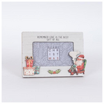 Διακοσμητικη Κορνιζα με Αγιο Βασιλη, Λευκη, 1.2x18x13cm