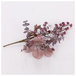 Κλαδι με Μπορντο Berries και Διακοσμητικα σε Σαπιο Μηλο, 43cm