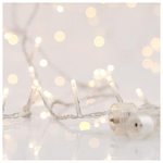 Σειρα, 300 led 3mm, 31v Μετασχηματιστη, 4 Επεκτασεις ωσ 3 Σετ, Διαφανο pvc Καλωδιο, Θερμο Λευκο Led, ανα 5cm, Προεκταση Παροχης 3m, Ιρ44