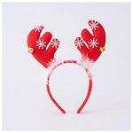 Στεκα Κερατα Ταρανδου, με Κουδουνακια, Κοκκινο, 18x1,5x24cm