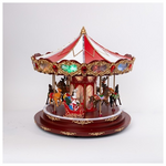 Πλουμιστο Καρουζελ, με Μουσικη, Κινηση και Φως, με Μετασχηματιστη, 42x44x44cm