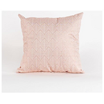 Μαξιλαρι, ροζ με Λευκα Φυλλα, 45x45cm