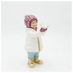 Κοριτσακι Πολυρεζιν, σε παλ Χρωματα, 9.5x20.5cm