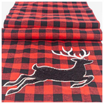 Ραννερ Κοκκινο Καρο, με Ταρανδο, 183cm