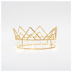 Μπρονζε Κορωνα Φωτιζομενη 21χ9, 70 Μινι Led, Μπαταριας, με Χρονοδιακοπτη, Μπρονζε Χαλκινο Καλωδιο, Προεκταση Παροχης 50cm, Ip20