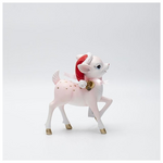 Ελαφακι Πολυρεζιν, Ροζ, με Σκουφακι, 11.5x6x13.3cm