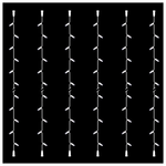 Σειρα, Diy, 20 Led, Λευκο Καλωδιο Καουτσουκ, με Επεκταση, 2 Κονεκτορες, Λευκο Led, σετ 6τμχ, ανα 10cm, Ιρ65