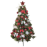 Στολισμος Δεντρου, Κοκκινο Λευκο, σετ 120τμχ