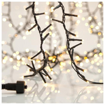 Πυκνη Σειρα, 1300 led 3mm, 31v, Επεκταση ωσ 2, με Μετασχηματιστη, Προεκταση Παροχης 300cm, Πρασινο Καλωδιο,θερμο Λευκο Led,ana 2cm,ιρ44