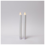 Κερι Μπαταριας με Κινηση στη Φλογα, Χρονοδιακοπτη, Λευκο, 2,2x24cm, σετ 2 Τμχ, Ip20
