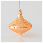 Γυαλινο Στολιδι, Κρεμμυδι, Καραμελα, σετ 2τμχ, 12x13cm