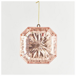 Στολιδι, Διαμαντι, Τετραγωνο, ροζ Χρυσο, 12x5x13cm