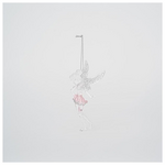 Ακρυλικη Νεραιδουλα, ματ Περλε Ροζ, με Ασημι Glitter, 6,9x14cm