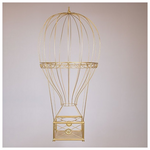 Μεταλλικο Αεροστατο, Χρυσο, 60x60x122cm