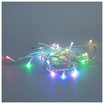 Σειρα, 300 led 5mm, Επεκταση εωσ 2, Διαφανο Καλωδιο, Synchronous Rgbw Led, ανα 10cm, Χωρις Μετασχηματιστη και Controller, Ip44