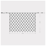 Διχτυ, 240 led 3mm, 36v Adaptor, 4 Επεκτασεις εωσ 3 Σετ, Πρασινο pvc Καλωδιο, Λευκο Led, 200x150cm, Προεκταση Παροχης 3m, Ip44