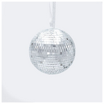 Γυαλινη Μπαλα, Ντισκο, Ασημι, 10cm