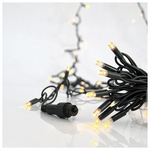 Σειρα, 100 led 5mm με Καλυμμα, 230v, 3 Επεκτασεις εωσ 9 Σετ, Πρασινο Καουτσουκ Καλωδιο, Daylight led ana 10cm, Προεκταση Παροχης 1.5cm, Ιρ65