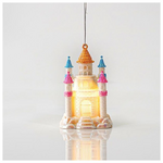 Καστρο Ακρυλικο Φωτιζομενο με Μουσικη, Λευκο-Χρωματιστο, Μπαταριας, 7,4x11,3cm