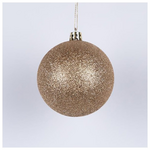 Μπαλα Πλαστικη, Σαμπανι, Γκλιτερ, σετ 6τμχ, 8cm (Top 120)