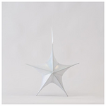 Αστερι Υφασματινο, Λευκο Ιριδιζον, 40cm