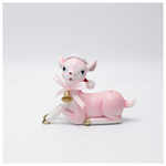 Ελαφακι Πολυρεζιν, Ροζ, 9.7x5.8x13.5cm