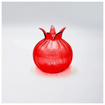 Γυαλινο Ροδι, Διαφανο Κοκκινο, 9.8cm