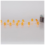 Σειρα, 20 Mini Led, Μπισκοτανθρωπος, Μπαταριας 3xaa, Χρονοδιακοπτη, Ασημι Χαλκινο Καλωδιο, Θερμο Λευκο Led, ανα 10cm, Προεκταση Παροχης 30cm, Ip20