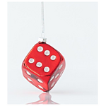 Γυαλινο Στολιδι, Ζαρι, 5cm