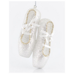 Παπουτσια Μπαλετου Ακρυλικα, Σαμπανι me Μπεζ Κορδελα, 10,2x1,27cm