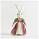 Κυριa Λαγος με Μπορντο Ρουχα, 22x16x31cm