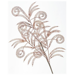 Κλαδι Μπορντω Χρυσο με Διακοσμητικα, 80cm