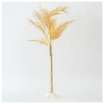 Χρυσο Δεντρο Φτερη 1,5m, Μετασχηματιστης, 110 Θερμα Λευκα Mini Led, Προεκταση Παροχης 3m, Ip44