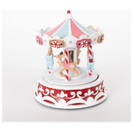Καρουζελ σε παλ Χρωματα, Μουσικη και Κινηση, με Μετασχηματιστη, 18,9χ18,9χ22,2cm