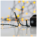 Σειρα, 1500 led 3mm, 31v Μετασχηματιστη, 8 Προγραμματα & Μνημη, Πρασινο pvc Καλωδιο, Θερμο Λευκο Led, ανα 5cm, Προεκταση Παροχης 3m, Ιρ44