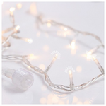 Σειρα, 300 Flash led 5mm, 31v Μετασχηματιστη, 4 Επεκτασεις εωσ 3 Σετ, Διαφανο pvc Καλωδιο, Θερμο Λευκο led ana 10cm, Προεκταση Παροχης 3m, Ιρ44