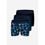 Boxer John Frank Football  3 Τεμ. Μπλε