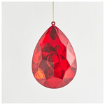 Στολιδι, Δακρυ, Κοκκινο, 10x6x15cm