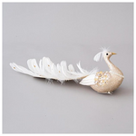 Κυκνος Σαμπανι, με Glitter και Πουπουλα, 35cm