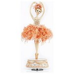 Μπαλαρινα με ροζ Φουστα, σε Βαση, 33cm