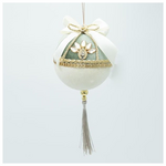 Βελουδινη Μπαλα, Μπεζ Μεντα, 8x20cm