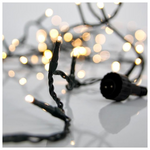 Σειρα Pro, 700 led 3mm, 31v & 12w Μετασχηματιστη, 4 Επεκτασεις Μεχρι 2 Σετ, Πρασινο pvc Καλωδιο, Θερμο Λευκο Led, ana 5cm, Προεκταση Παροχης 3m, Ip44