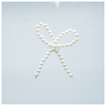 Φιογκος με Λευκες Περλες, 8x8cm