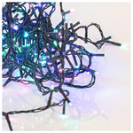 Σειρα, 50 led 3mm, 4,5v Μετασχηματιστη, 8 Προγραμματα & Μνημη, Πρασινο pvc Καλωδιο, Opal(μπλε/πρασινο/μωβ/ροζ)led, ανα 5cm, Προεκταση Παροχης 3m, Ip44