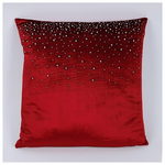 Μαξιλαρι, Μπορντο Βελουδο με Στρας, 45x45cm