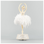 Μπαλαρινα με Λευκη Φουστα, σε Βαση, 33cm